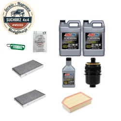 Olej 5w40 Amsoil 8,5L + filtry Jeep Wrangler, Gladiator 3,0 CRD 2020-